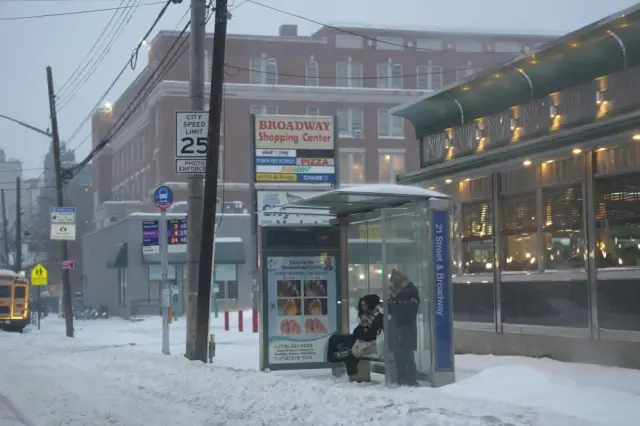 Karla kaplı bir pist