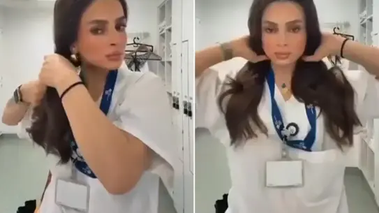 DEM Partisi Eylemine Katılan Hemşirede Görülen Simgesel Kolye Tartışma Yarattı