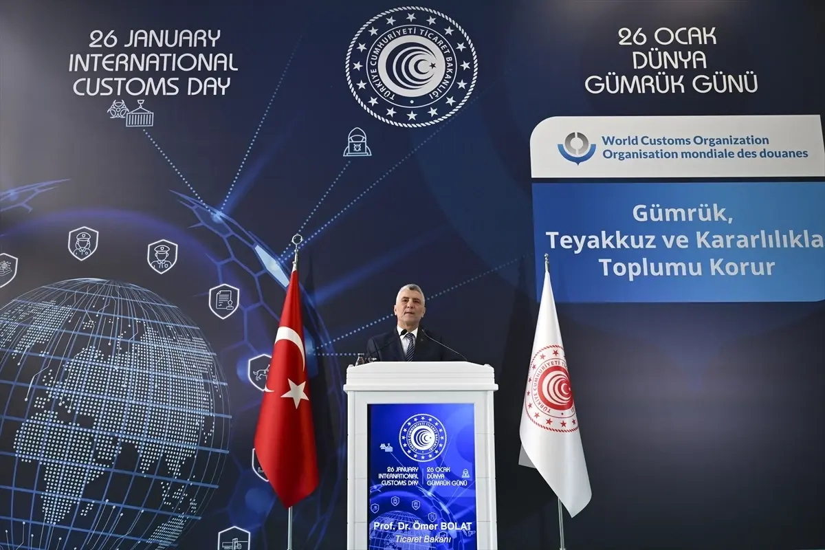 Dünya Gümrük Günü'nde Ömer Bolat, Sınır Kapılarından Geçen 187 Milyon Yolcuyu ve 8,4 Milyon Konteyneri Açıklıyor