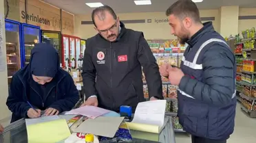 Denetim sırasında çekilmiş fotoğraf