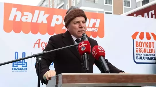 Erzurum’da 12. Halk Pazarı Şubesi Açıldı – Uygun Fiyatlı Alışveriş İmkanı