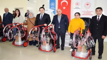Erzurum’da 2025 İçin 764 Süt Soğutma Tankı ve 128 Sağım Makinesi Dağıtıldı