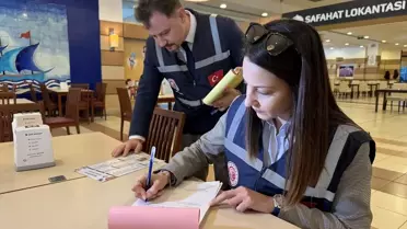 Denetim sırasında çekilen fotoğraf