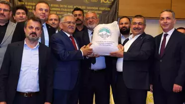 Dağıtılan tohum ve fidanların fotoğrafı