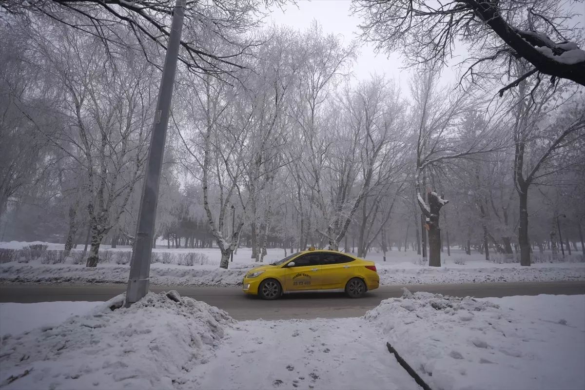 Doğu Anadolu’da Dondurucu Soğuk ve Kırağı Şehirleri Felç Etti