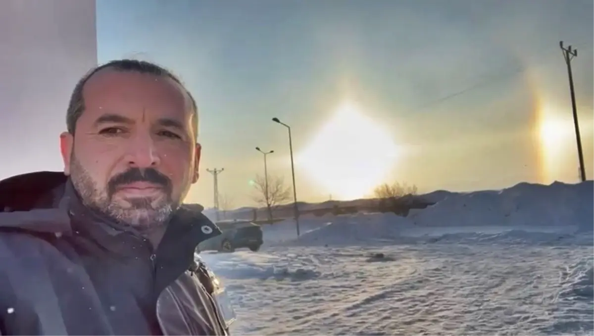 Karlıova’da görülen yalancı güneş olayı