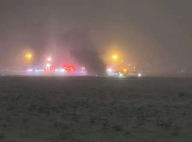 Kaza sonrası enkaz görüntüsü