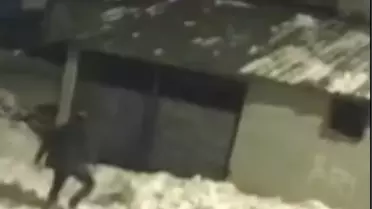 Kamera kayıtlarından düşen kişi anı