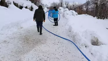 VASKİ, Çatak’taki Su Krizini Zorlu Koşullarda Aştı