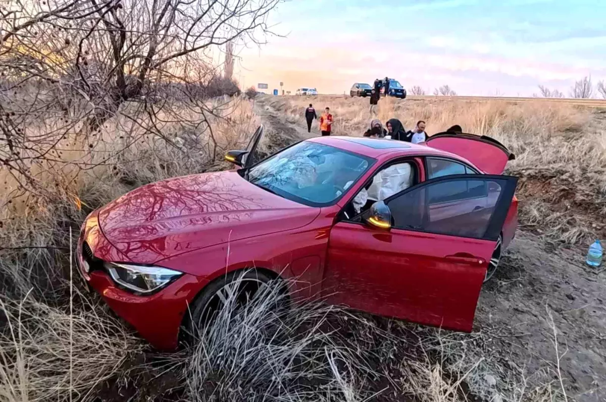 Aksaray‑Ankara yolunda kaza yerinin genel görünümü