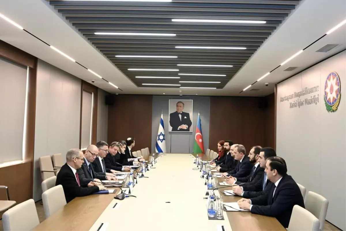 İsrail ve Azerbaycan Dışişleri Bakanları Enerji ve Güvenlik İşbirliği İçin Görüştü