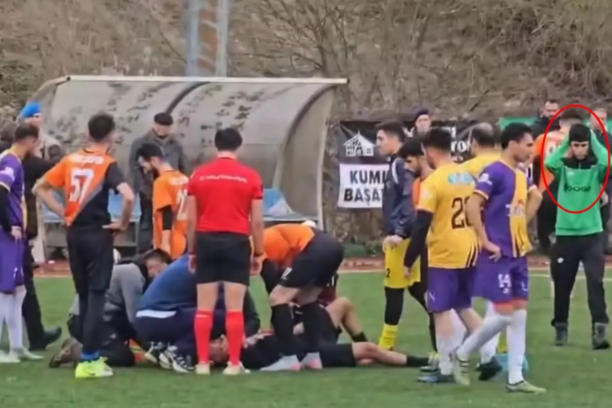 Maçta yaşanan kritik an