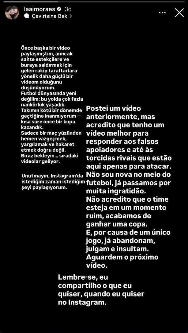 Taraftarların tepkileri