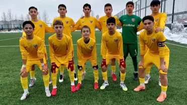 Kayserispor ve Ankara Demirspor U-14 Ligde 1-1 Beraberlik Aldı