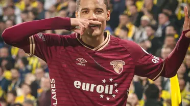 Maç anından bir kare, Göztepe savunması