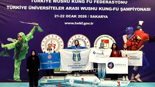 SUBÜ Wushu Takımı Şampiyonluk Anı