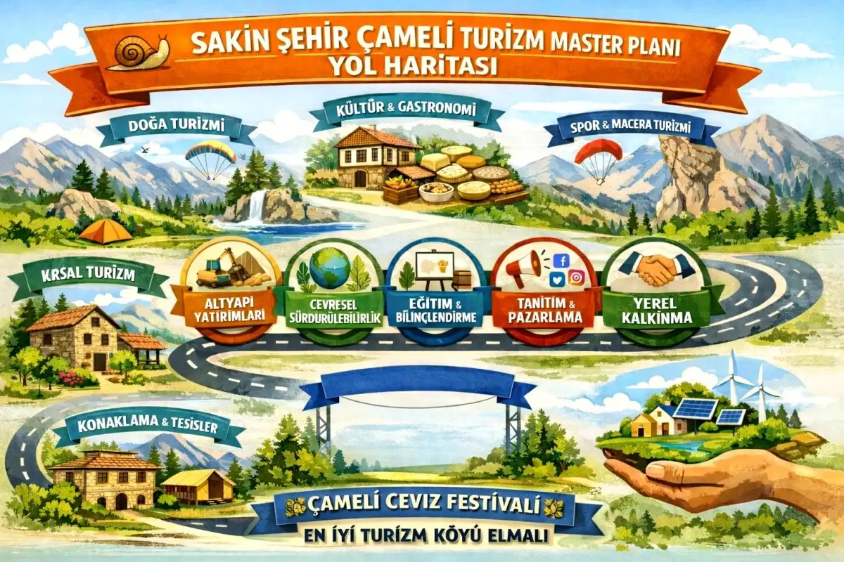 Denizli Çameli’nin 2026‑2030 Turizm Master Planı Resmen Yayında