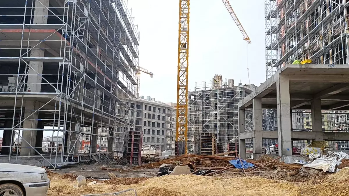 Kahramanmaraş'ta inşaat kazası