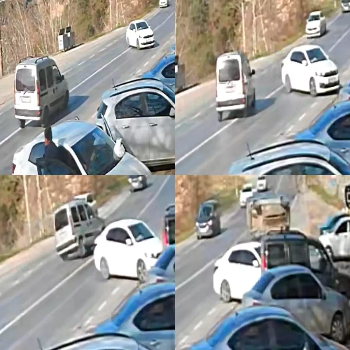 Tarsus'ta Hafif Ticari Araç Çarpışma Sonrası Devrildi, 3 Yaralı