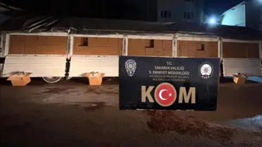 Sakarya’da 8 Milyon Makaron Gümrük Kaçakçılığına Darbe