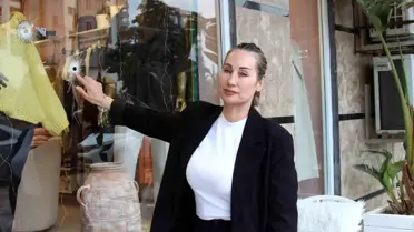 Saldırı sonrası mağaza dışı görüntüsü