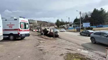 Kaza sonrası araç görüntüsü