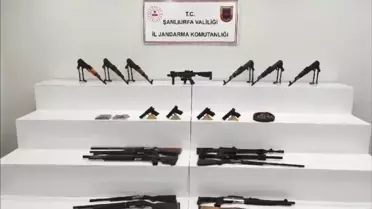 Operasyonda ele geçirilen silah ve mühimmat