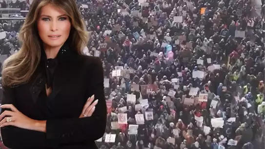 Melania Trump, ABD'de Şiddetli Protestolara Barış Mesajı Gönderdi