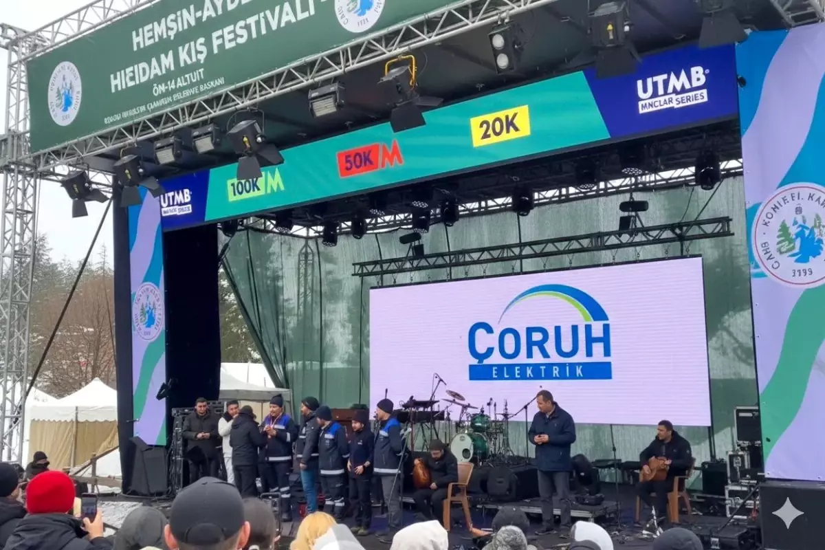 Çoruh EDAŞ, Rize ve Trabzon’da Kış Festivallerine Kesintisiz Enerji Temin Etti