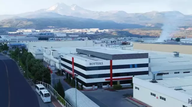 Boyteks Tekstil fabrikasından bir görüntü