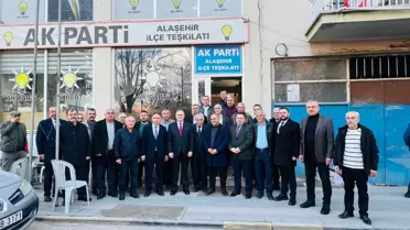MHP Grup Başkan Vekili Erkan Akçay, Alaşehir'de Yerel Parti Temsilcileriyle Görüştü