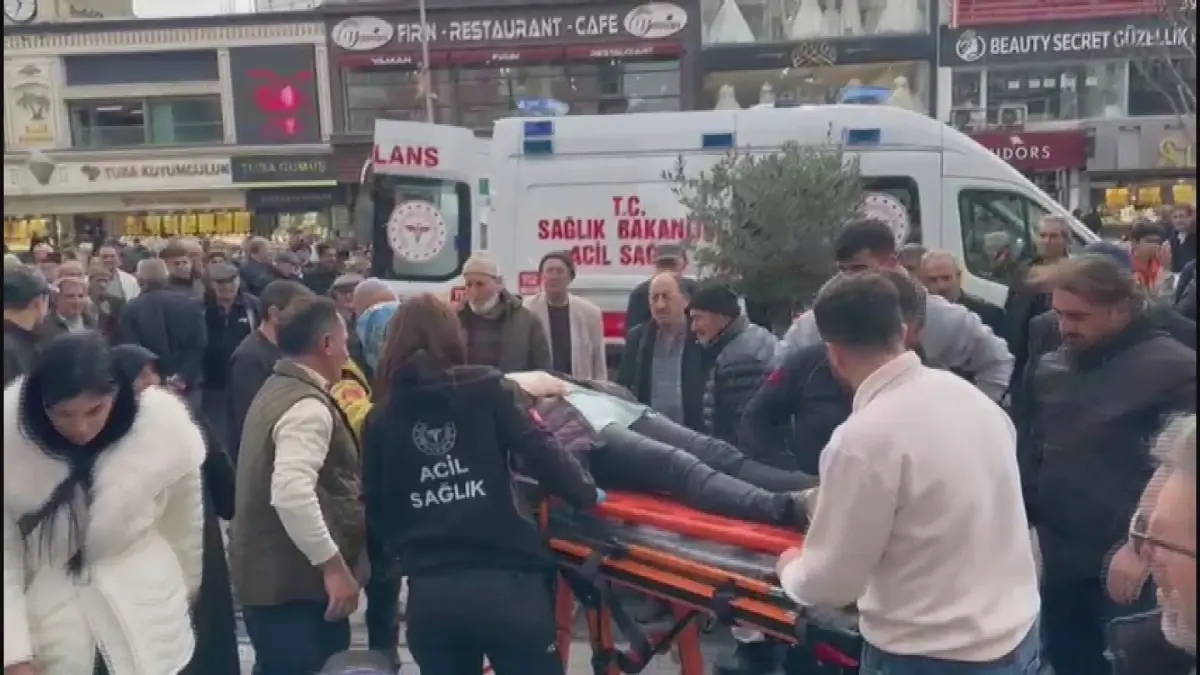 Sultanbeyli yaya kazası güvenlik kamerası görüntüsü