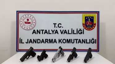 Alanya’da Silah Kaçakçılığı Operasyonu: 4 Şüpheli Gözaltında