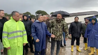 Antalya Aksu’da Şiddetli Hortumun Yol Açtığı Zararlar Değerlendirildi