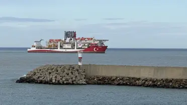 Yıldırım gemisinin Karadeniz’deki görüntüsü