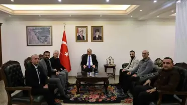 Iğdır Gazetecileri Vali Taşolar'ı Ziyaret Etti, Çalışan Gazeteciler Cemiyeti'nden Destek Mesajı