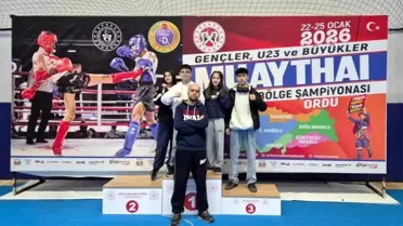 Alaca Belediyespor, Ordu Muay Thai Şampiyonası'nda 3 Madalya Kazandı