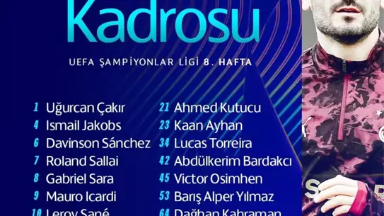 Galatasaray, Manchester City Yolculuğuna Çıktı: Kafilesinde Yeni Güçler