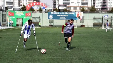 Şahinbey Ampute Futbol Takımı 3-0'lık Galibiyetle Liderliğe Yükseldi