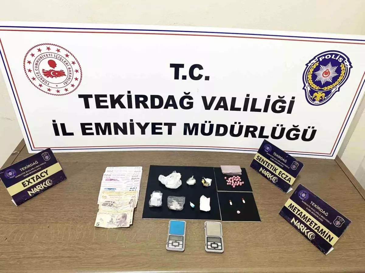 Tekirdağ’da 16 Şahıs Uyuşturucu Operasyonunda Tutuklandı