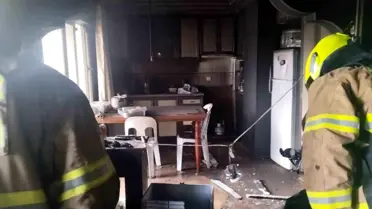 Erdek'te Apartman Dairesinde Çıkan Yangın Hızlıca Kontrol Altına Alındı