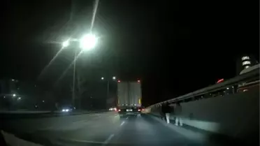 Kaza anına tanıklık eden kamyon sürücüsü