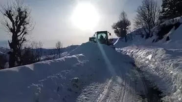 Siirt’te Karla Kapalı Yollar Yeniden Açıldı