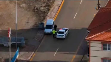 Kırıkkale'de Ehliyetsiz Sürücü Havadan Takip Sonrası 23.437 TL Cezaya Çarptırıldı