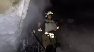 Hatay Dörtyol’da Çıkan Yangında 5’i Çocuk 7 Kişilik Aile Kurtarıldı