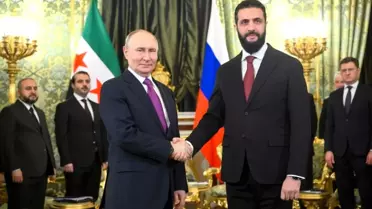 Putin ve Eş-Şara, Suriye'nin Yeniden İnşasını Görüşmelerde Karara Bağladı