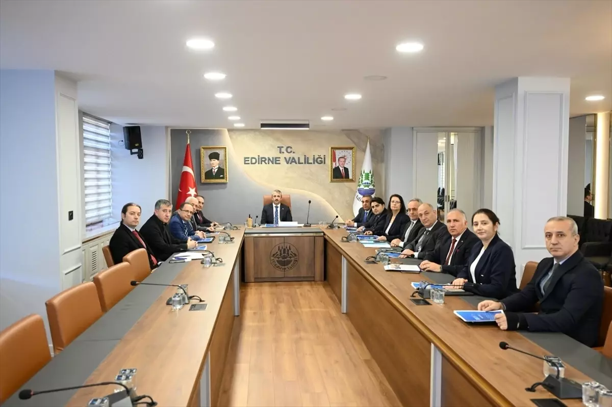 Edirne'de İstihdam ve Mesleki Eğitim Kurulu Toplantısıyla Yeni Projeler Belirledi