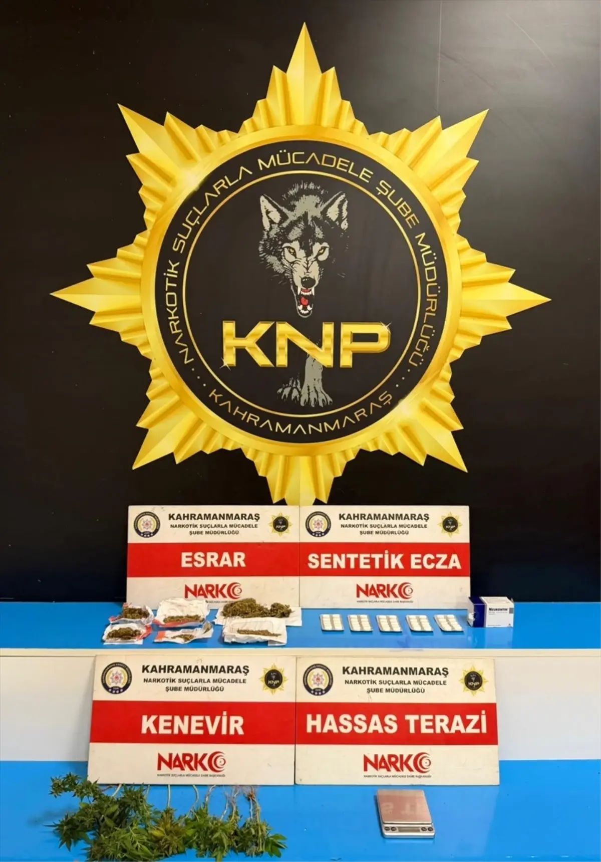 Kahramanmaraş uyuşturucu operasyonu