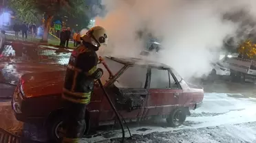 Adana Seyhan'da Park Halindeki Araçta Hızlı Müdahale: Yangın Söndürüldü