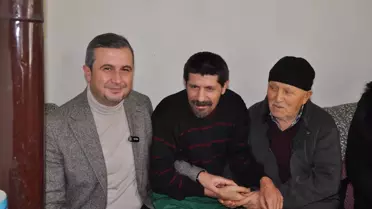 AK Parti Amasya İl Başkanı Galip Uzun, Engelli Çocukların Bakımını Yürüten Fatma Çoban'ı Ziyaret Etti
